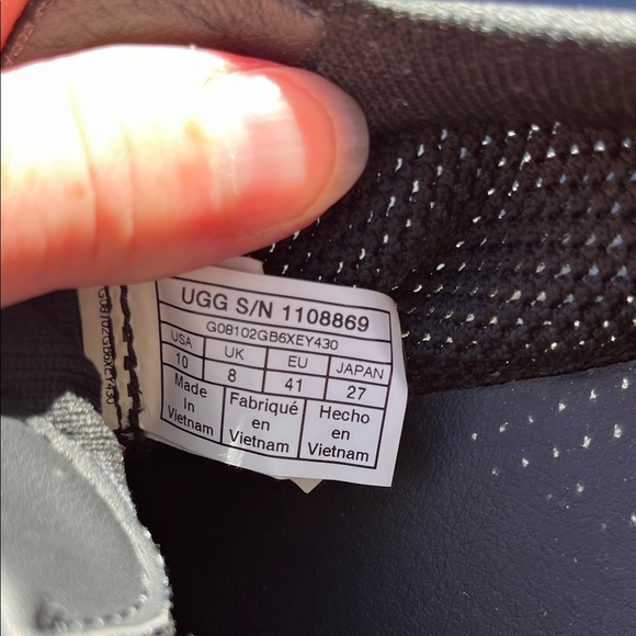 Women's Black UGG Canvas Sneakers - Picture 13 of 13